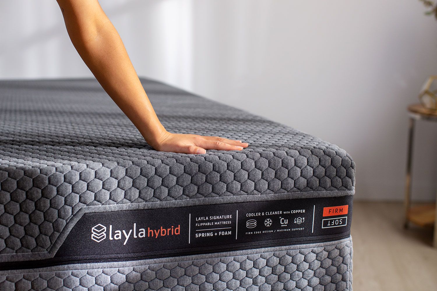 High-Resilience Memory Foam for better sleep and more value.
