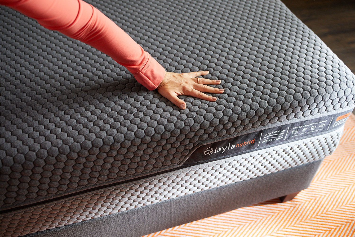 Woman laying on kapok pillow