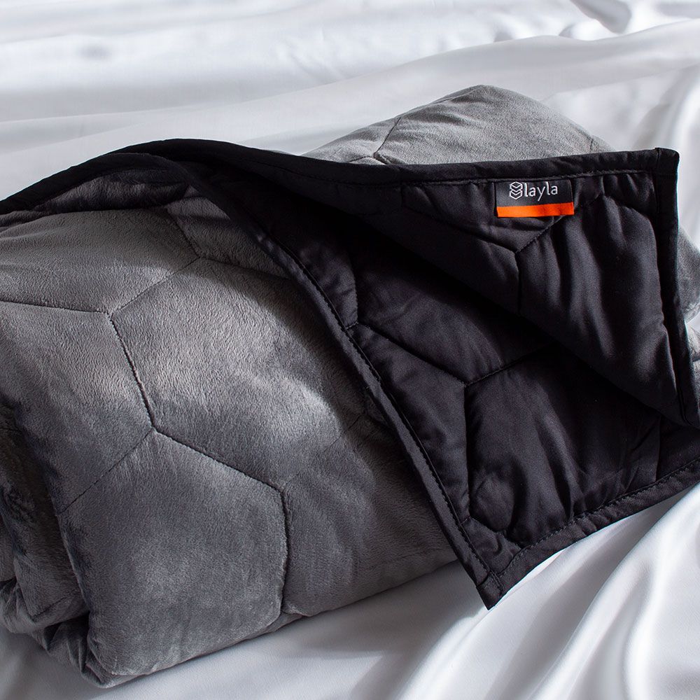 black weighted blanket
