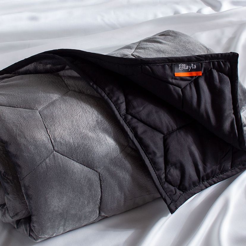 black weighted blanket