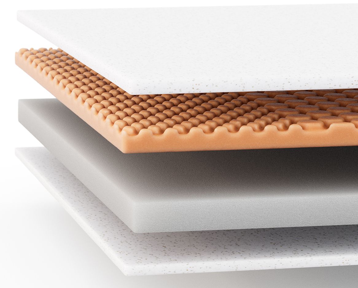 Copper-infused for better sleep and a better you.